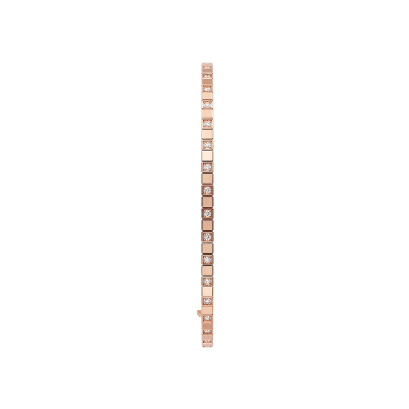 Chopard Ice Cube bracelet in rose gold and diamonds, size L