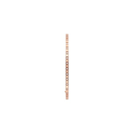 Chopard Ice Cube, rose gold, diamonds semi-set bracelet, size S