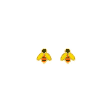 Puces d'oreilles en or jaune