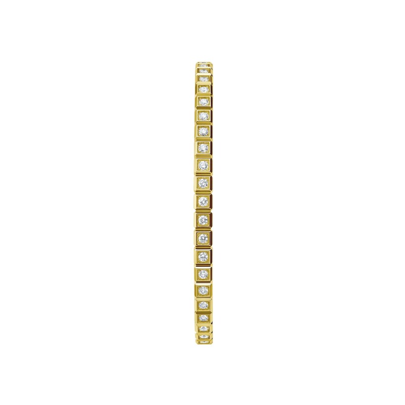 Bracelet Chopard Ice Cube en or jaune et diamants, taille L