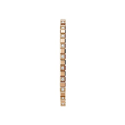 Bracelet Chopard Ice Cube en or rose et diamants