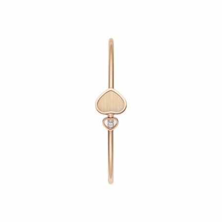 Chopard Happy Hearts Golden Hearts bracelet, rose gold and diamond, 17cm