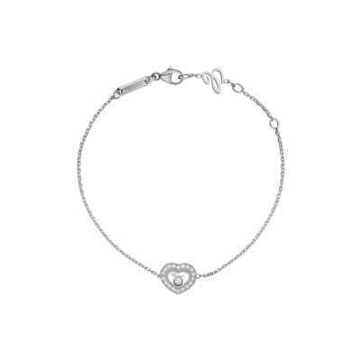 Chopard Happy Diamonds bracelet, white gold, diamonds