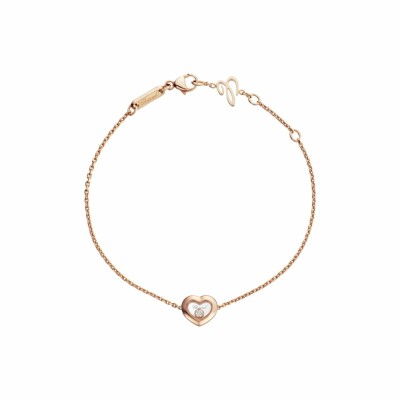 Chopard Happy Diamonds bracelet, rose gold, diamond