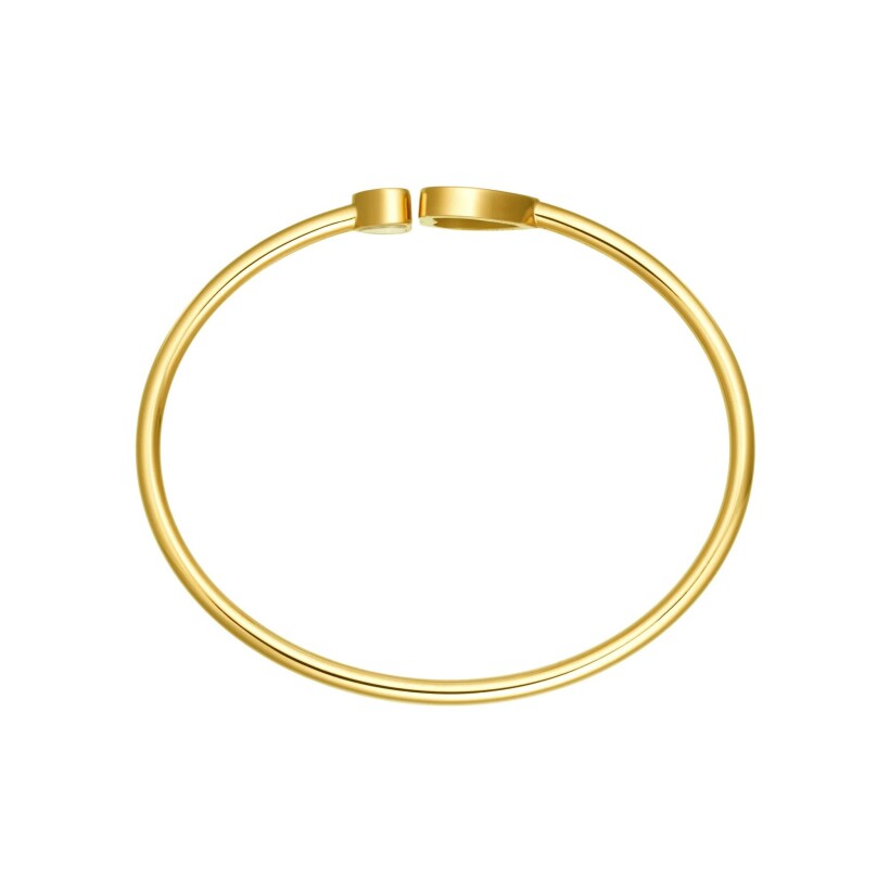 Chopard Happy Hearts, yellow gold, diamonds bracelet, size M