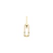 Mono boucle d'oreille dinh van Maillon en or jaune et diamants