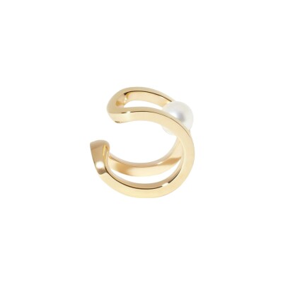 Bague d'oreille Dinh Van Maillon Perle en or jaune et perle Akoya