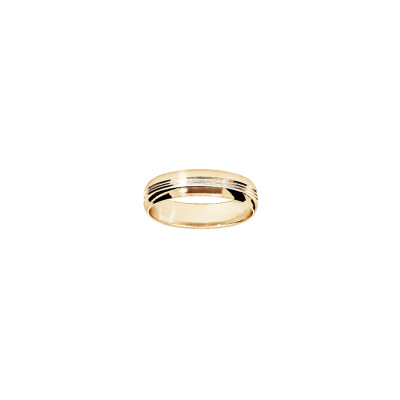 Alliance diamantée en vermeil, taille 62