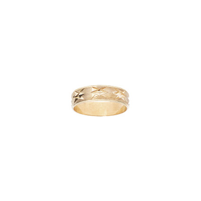 Bague diamantée étoile en vermeil