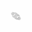 Mono boucle d'oreille Menottes dinh van R8 en or blanc et diamants