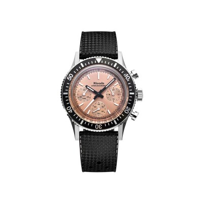 Montre Nivada Grenchen Chronoking Mecaquartz Salmon 87043Q01
