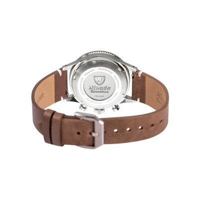 Montre Nivada Grenchen Chronoking Mecaquartz Salmon 87043Q14
