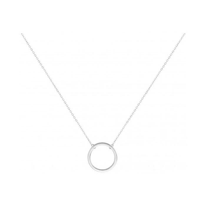 Collier Phebus motif cercle en acier