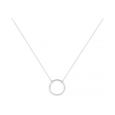 Collier Phebus motif cercle en acier