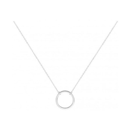 Collier Phebus motif cercle en acier