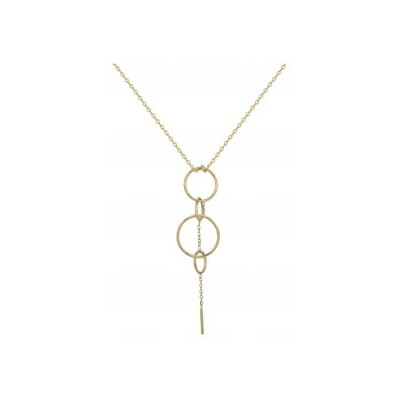 Collier Phebus motif cercle en acier