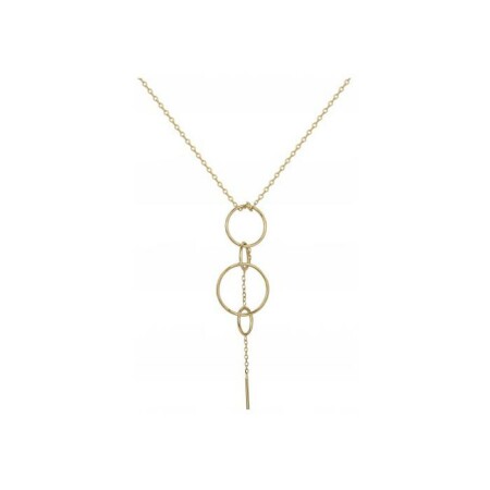 Collier Phebus motif cercle en acier