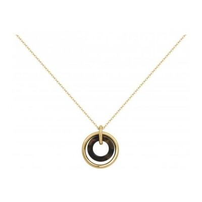 Collier Phebus en acier PVD et acétate