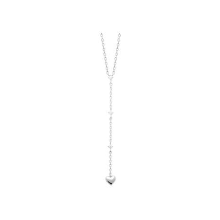 Collier en argent et oxydes de zirconium