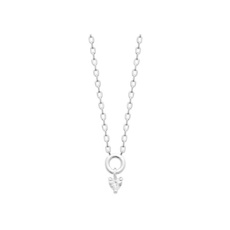 Collier en argent et oxydes de zirconium