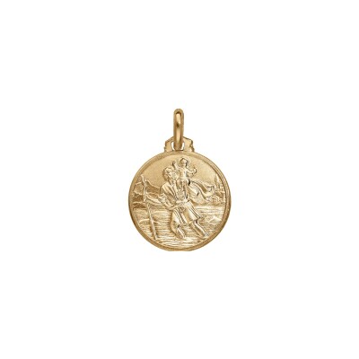 Médaille St Christophe 16mm en vermeil