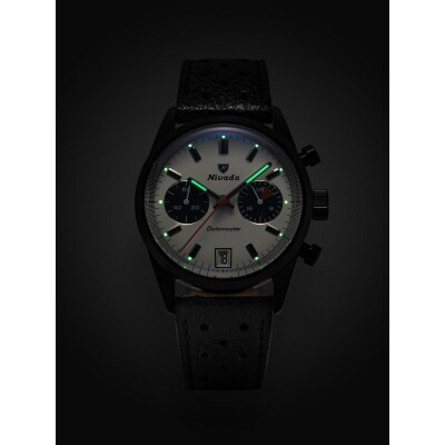 Montre Nivada Grenchen Datomaster Black Mecaquartz Limited Edition 88008Q10