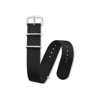 Bracelet montre Rochet Nato en nato noir - 22mm
