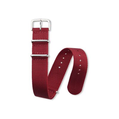 Bracelet montre Rochet Nato en nato rouge - 20mm