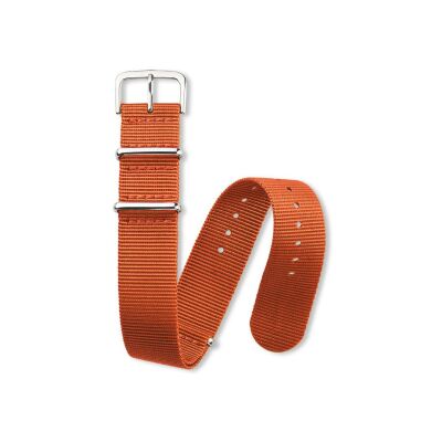 Bracelet montre Rochet Nato en nato orange - 20mm
