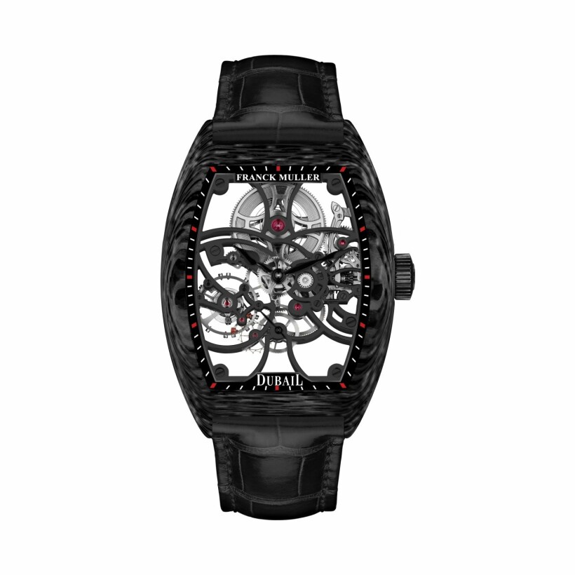 Franck Muller Curvex 7 Days Power Reserve Skeleton watch, Dubail Edition