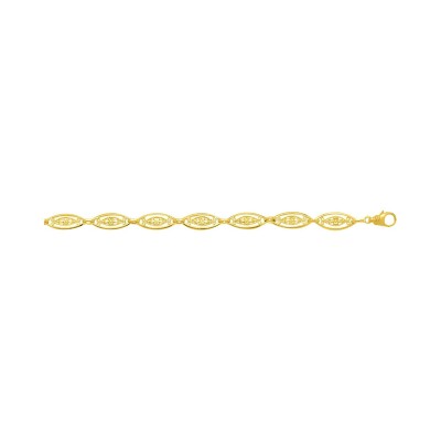 Chaîne filigrane en or jaune, 45cm