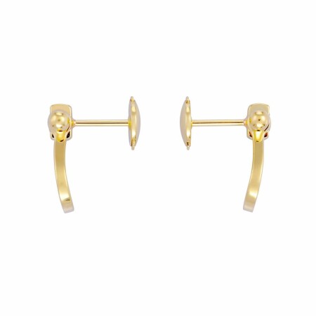 Boucles d'oreilles FRED Force 10 en or jaune et diamants