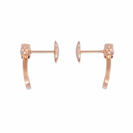 FRED Force 10 earrings, rose gold, diamonds