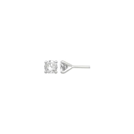 Boucles d'oreilles en or blanc et diamants de 0.40ct