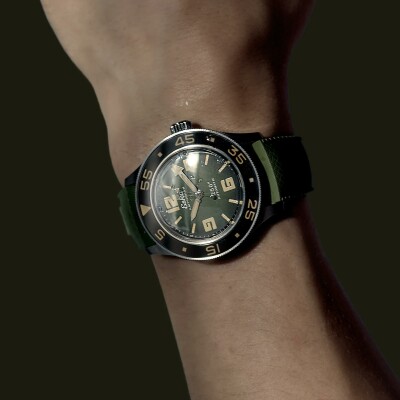 Montre Eska Watches Amphibian 250 Green Turtle 1095-2