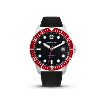 Montre Maison du Temps MTSigma Noir Caoutchouc Noir