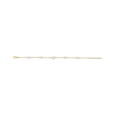 Bracelet souple multi-motifs Ceranity en acier et céramique