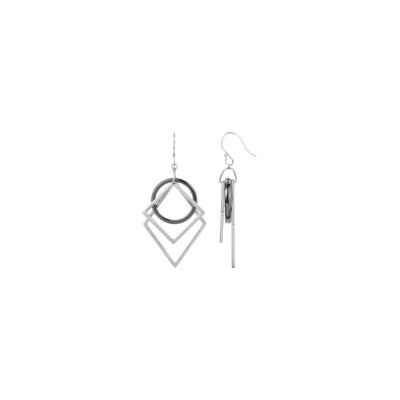 Boucles d'oreilles Ceranity en céramique et acier