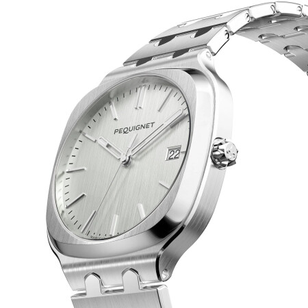 Montre Pequignet Concorde Argent 40mm