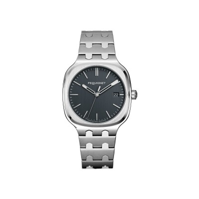 Montre Pequignet Concorde Gris Anthracite 40mm