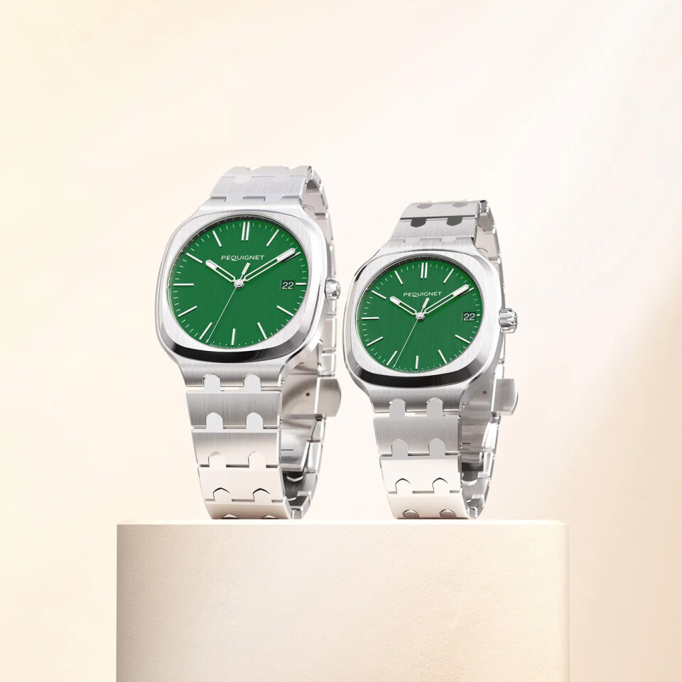 Montre Pequignet Concorde Vert Impérial 40mm