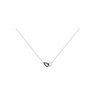 Collier mono-motif Ceranity en acier et céramique