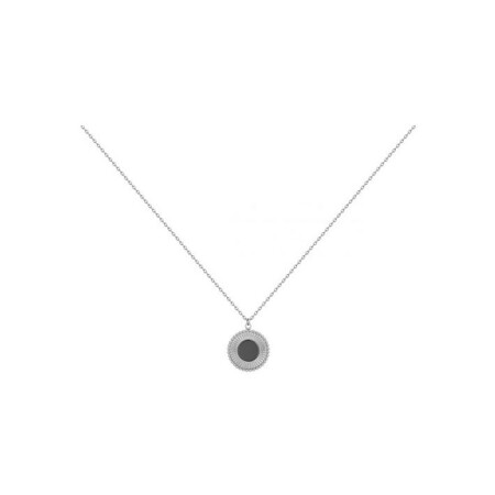 Collier mono-motif Ceranity en acier et céramique