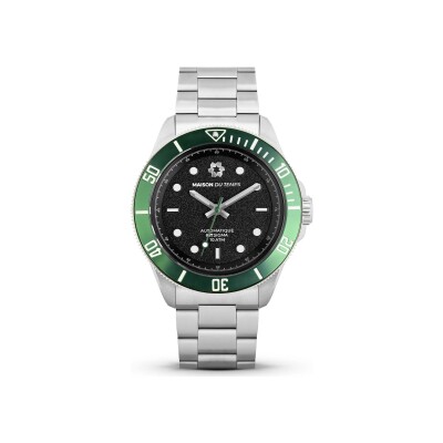 Montre Maison du Temps MTSigma Lunette Verte Acier