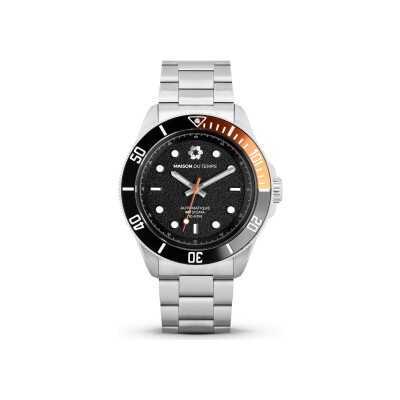 Montre Maison du Temps MTSigma Lunette Noire - Orange Acier
