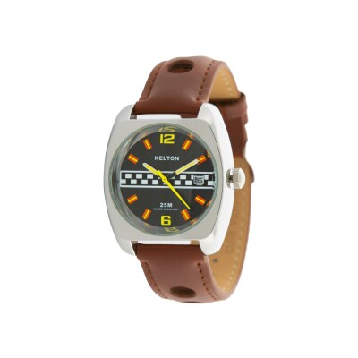 Montre Kelton Racing marron