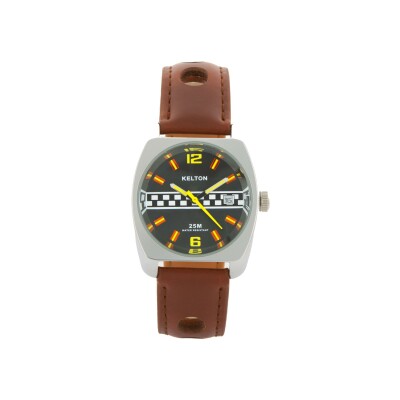 Montre Kelton Racing marron