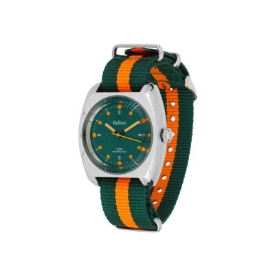 Montre Kelton RC 2 Nato Vert-orange 
