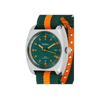Montre Kelton RC2 Nato vert orange