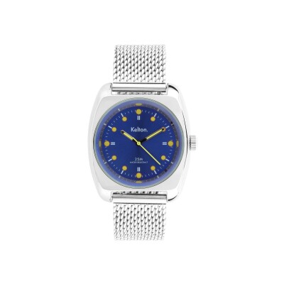 Montre Kelton RC 2 bleu-jaune Mesh
